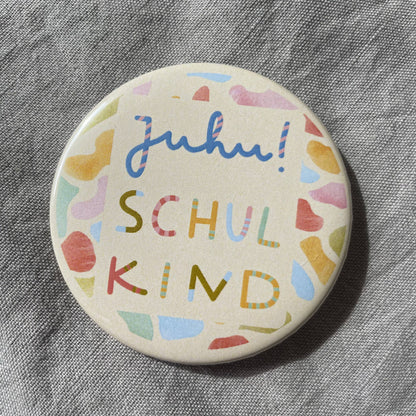 Button - Schulkind