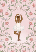 Postkarte Ballerina Floral von Belle & Boo A6