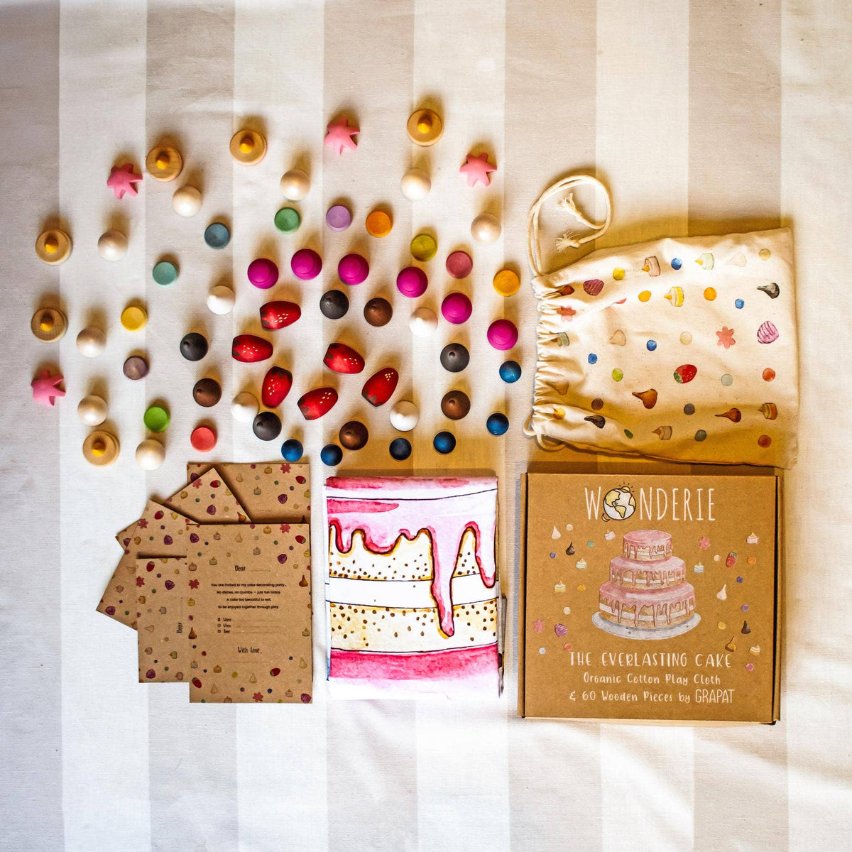 Spieltuch - Kuchendeko-Spielset mit Grapat