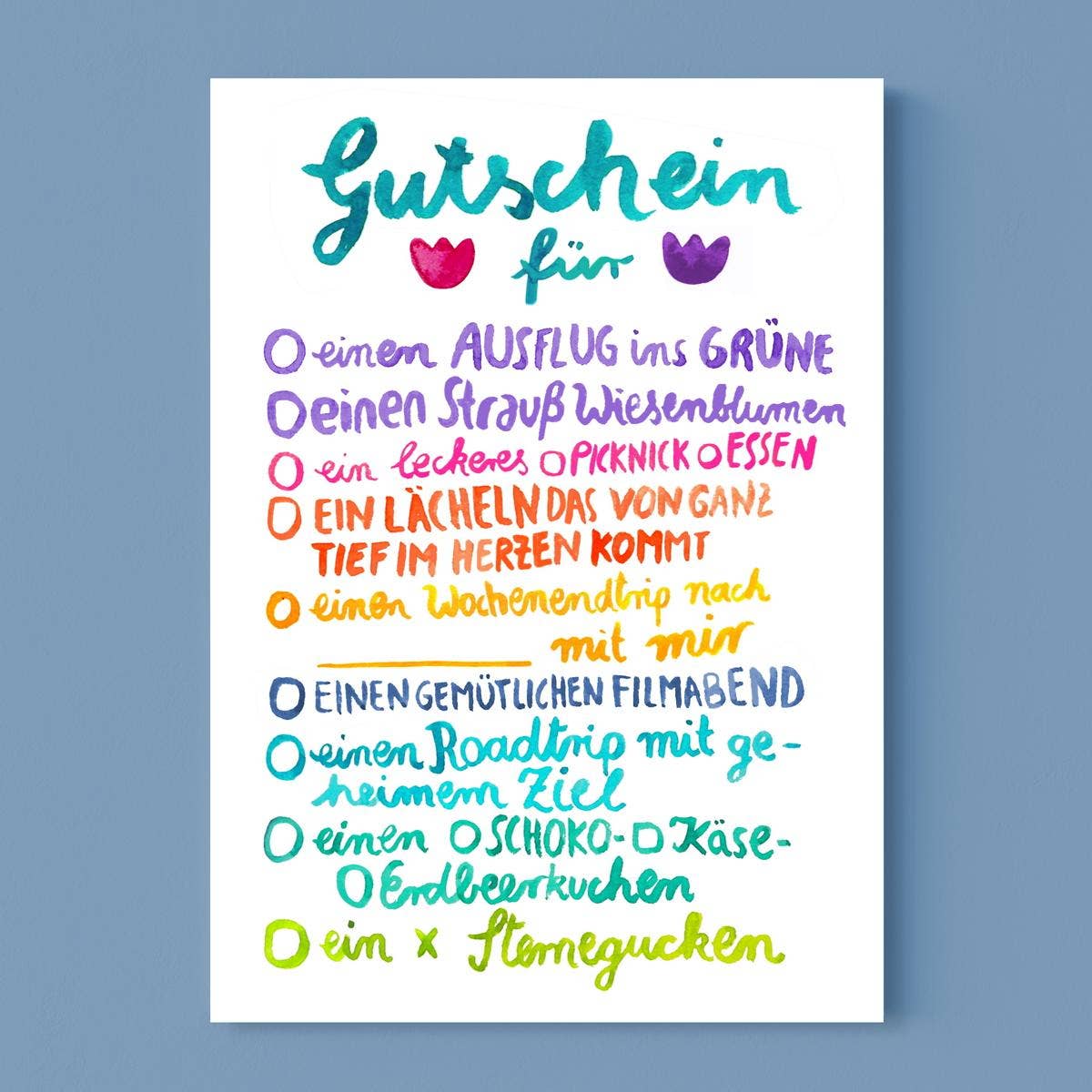 Gutschein A6