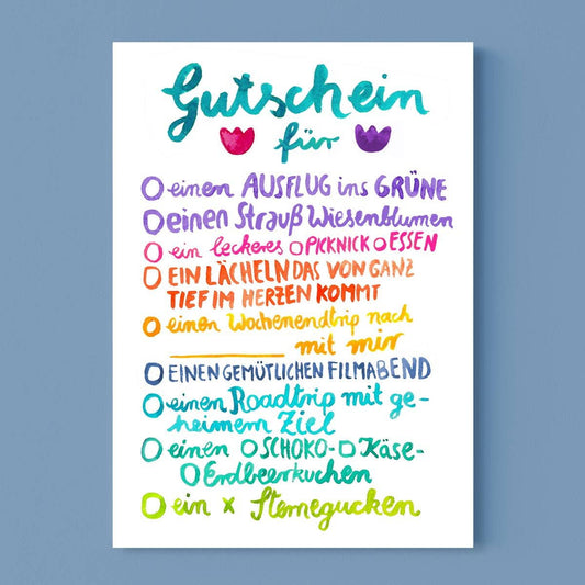 Gutschein A6