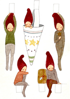 Bastelbogen Elfen von Tall Hat Tales, Ansicht 5