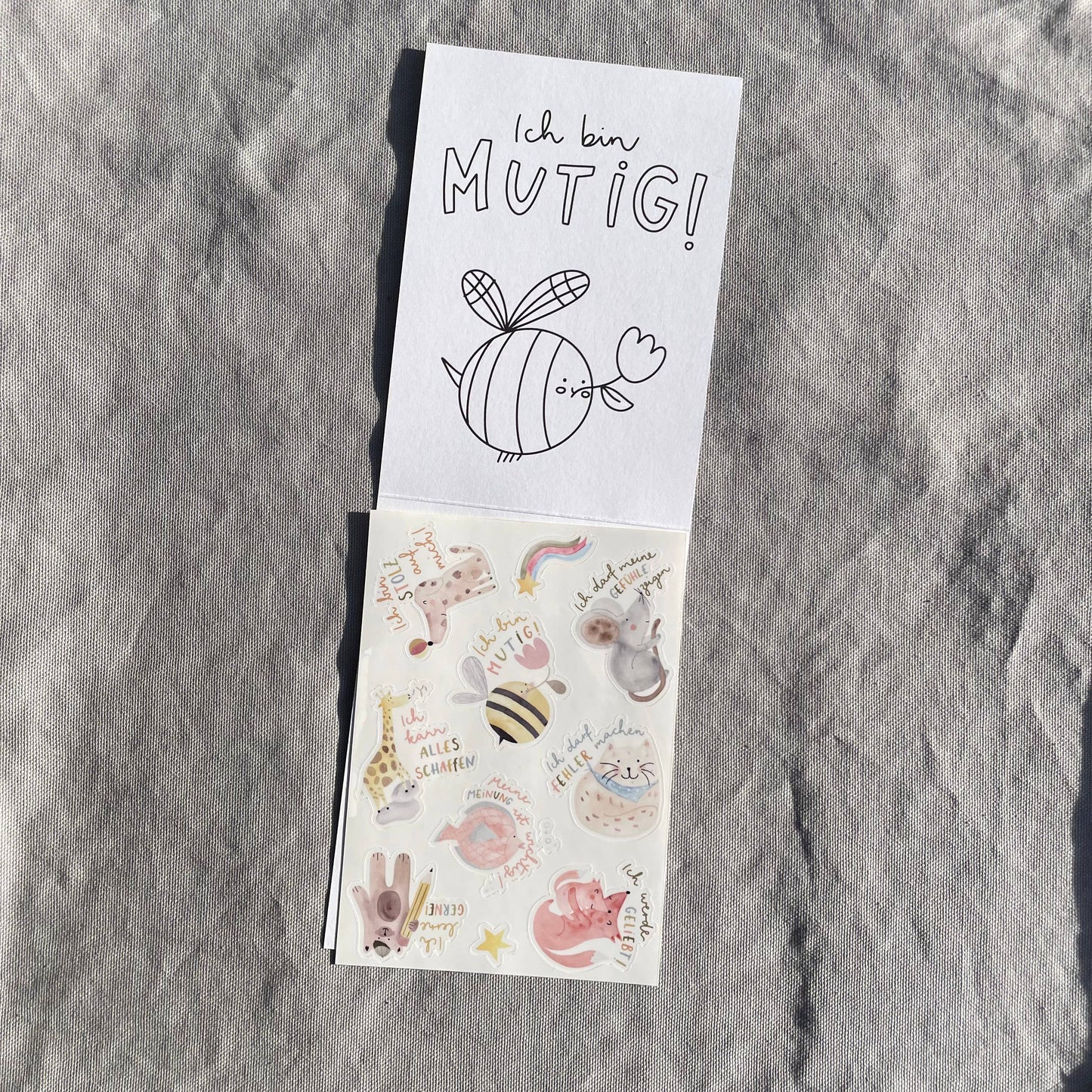 Stickerbogen - Mutmacher