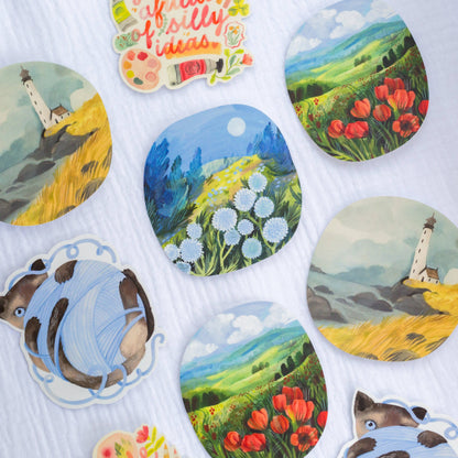 Sticker - Mohnwiese