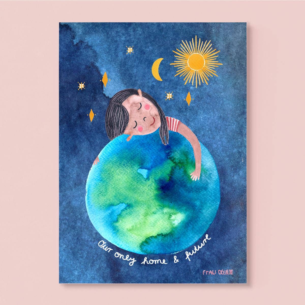 Print - Our only home & future A4