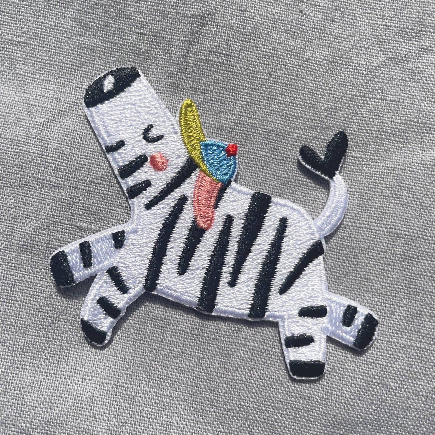 Bügelbild - Zebra