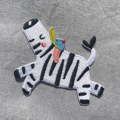 Bügelbild - Zebra
