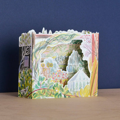 Hühnerparzelle - 3D Karte mit Umschlag