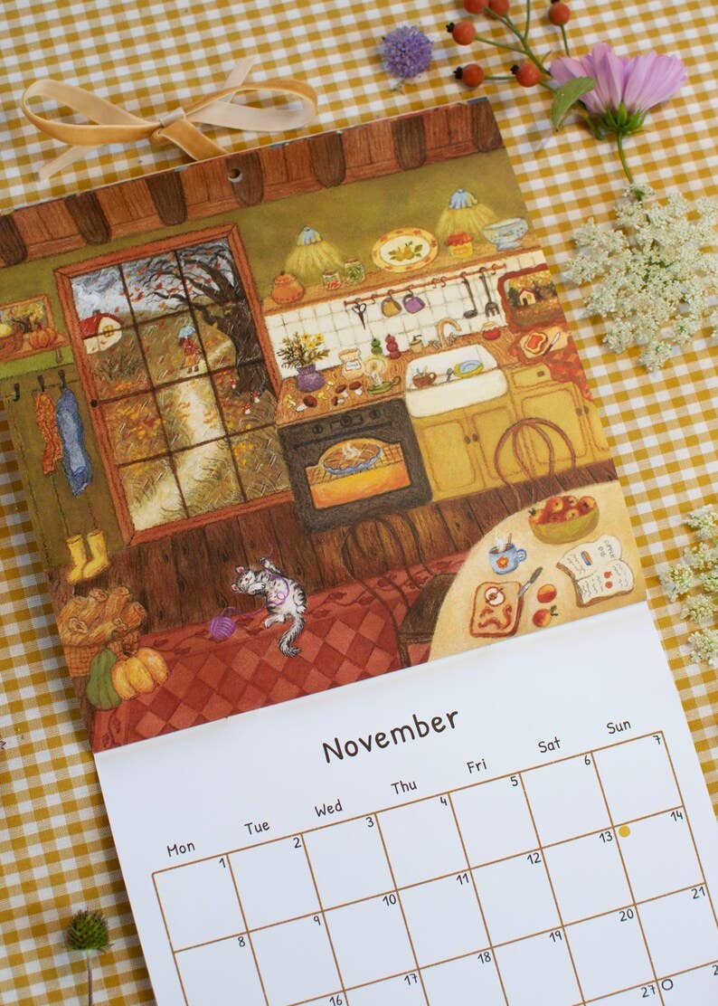 Kalender 2027 von Asia Spettel, Monatsblatt November