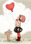 Postkarte Herz-Ballon von Belle & Boo A6