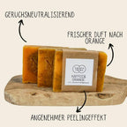 Peeling-Naturseife Kaffee und Orange von NaturoTheke