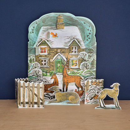 Weihnachts-Häuschen-Adventskalender