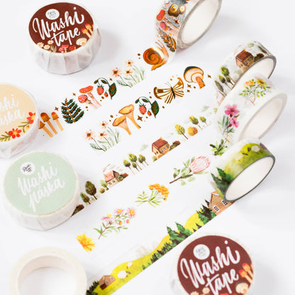 Washi Tape - Goldener Wald
