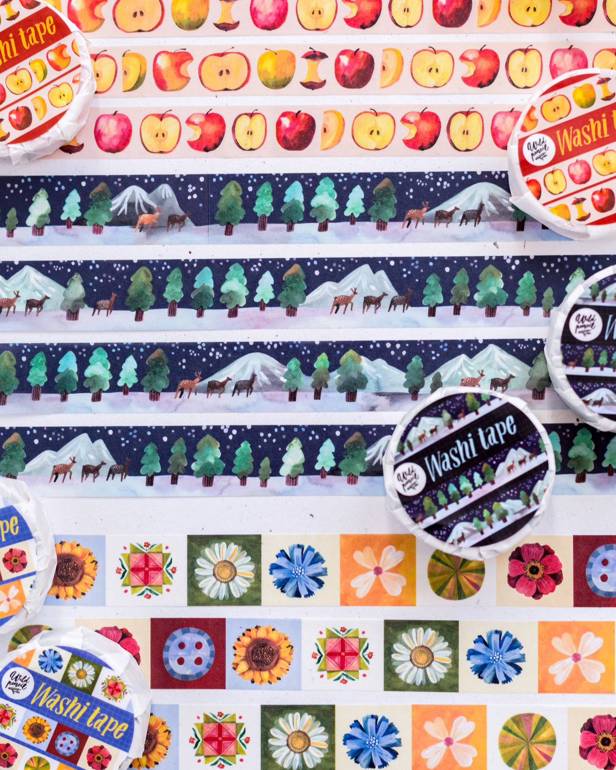Washi-Tape - Äpfel