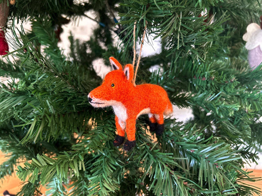 Filzanhänger - Fuchs Weihnachten