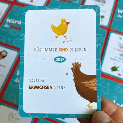 Würdest du lieber …? – Kartenspiel für Kinder