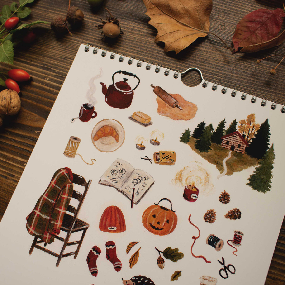 Immerwährender Wandkalender / Geburtstagskalender