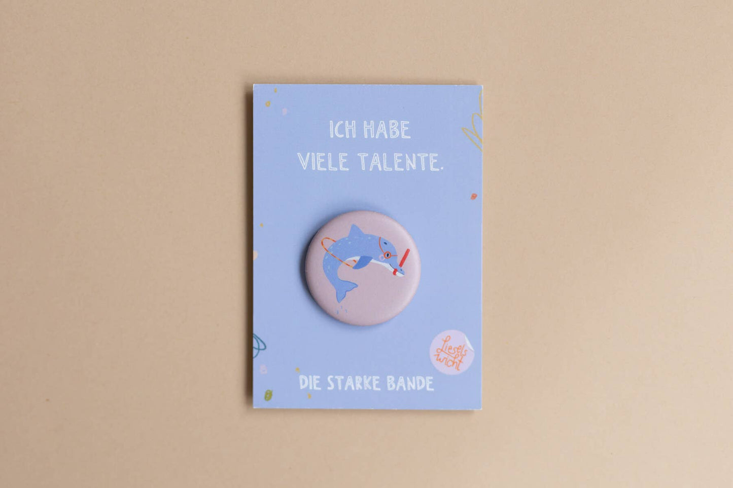 Button - Delfin - Ich habe viele Talente