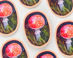 Vinyl-Sticker Pilz von Wild Pencil Studio