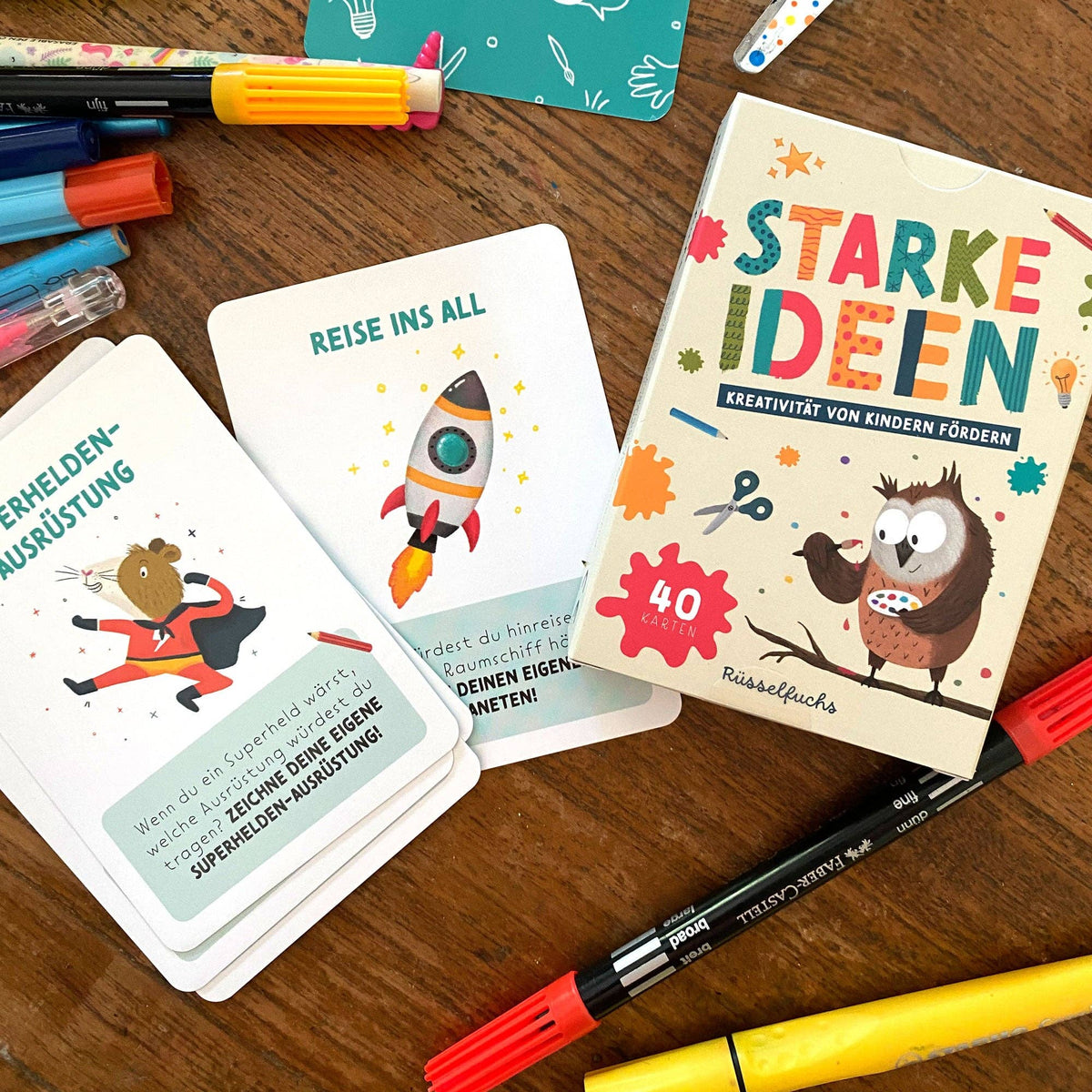 Kreativitätskarten Starke Ideen für Kinder von Rüsselfuchs
