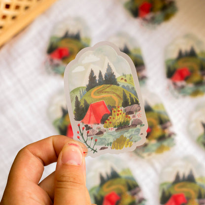 Sticker - Camping