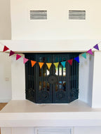Wimpelkette Regenbogen aus Filz von Nacha Interior, 140 cm