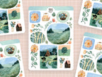 Stickerbogen Sommerwiese von Wild Pencil Studio