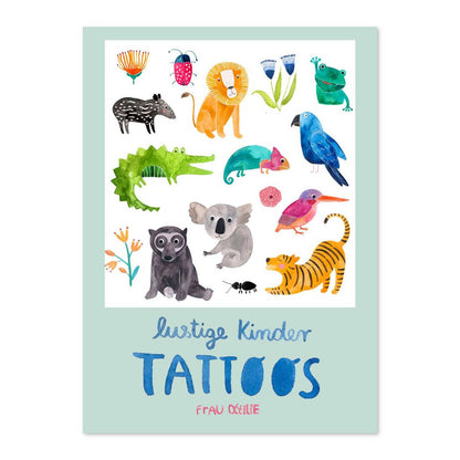 Kindertattoos - Wilde Tiere