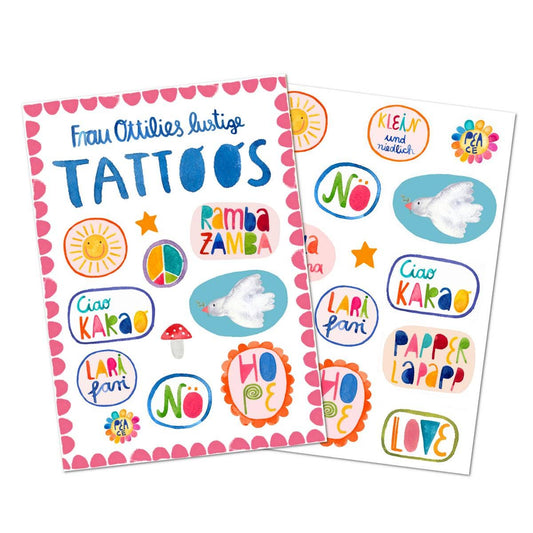 Kindertattoos - Sonnenschein & Rambazamba