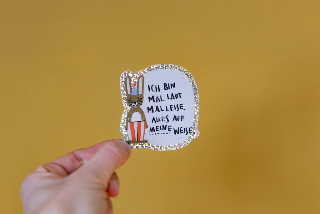 Glitzersticker Hase von Liesels Wicht, Ansicht 8