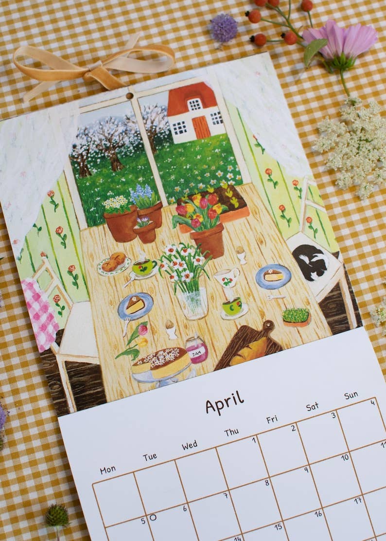 Kalender 2027 von Asia Spettel, Monatsblatt April