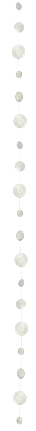 Muschelkette weiß, 170 cm