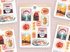 Stickerbogen Herbstmotive von Wild Pencil Studio