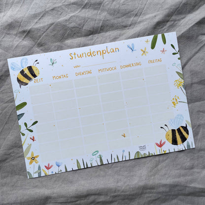 Stundenplan - Biene A4