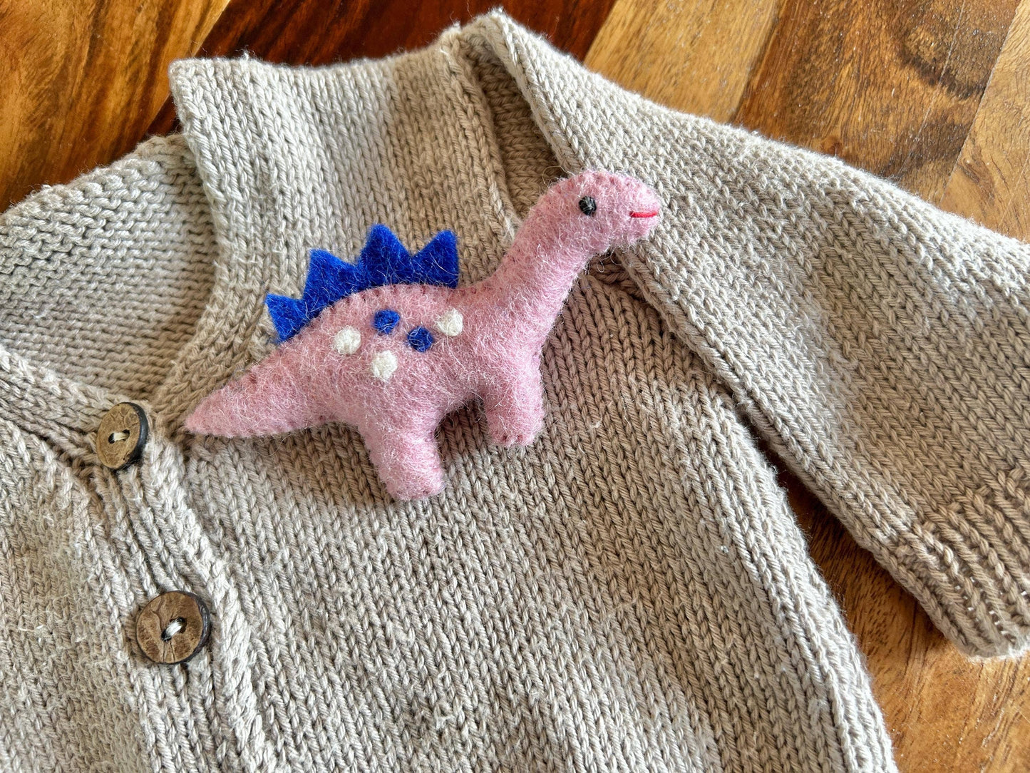 Filzanstecker - Dinosaurier Brachiosaurus