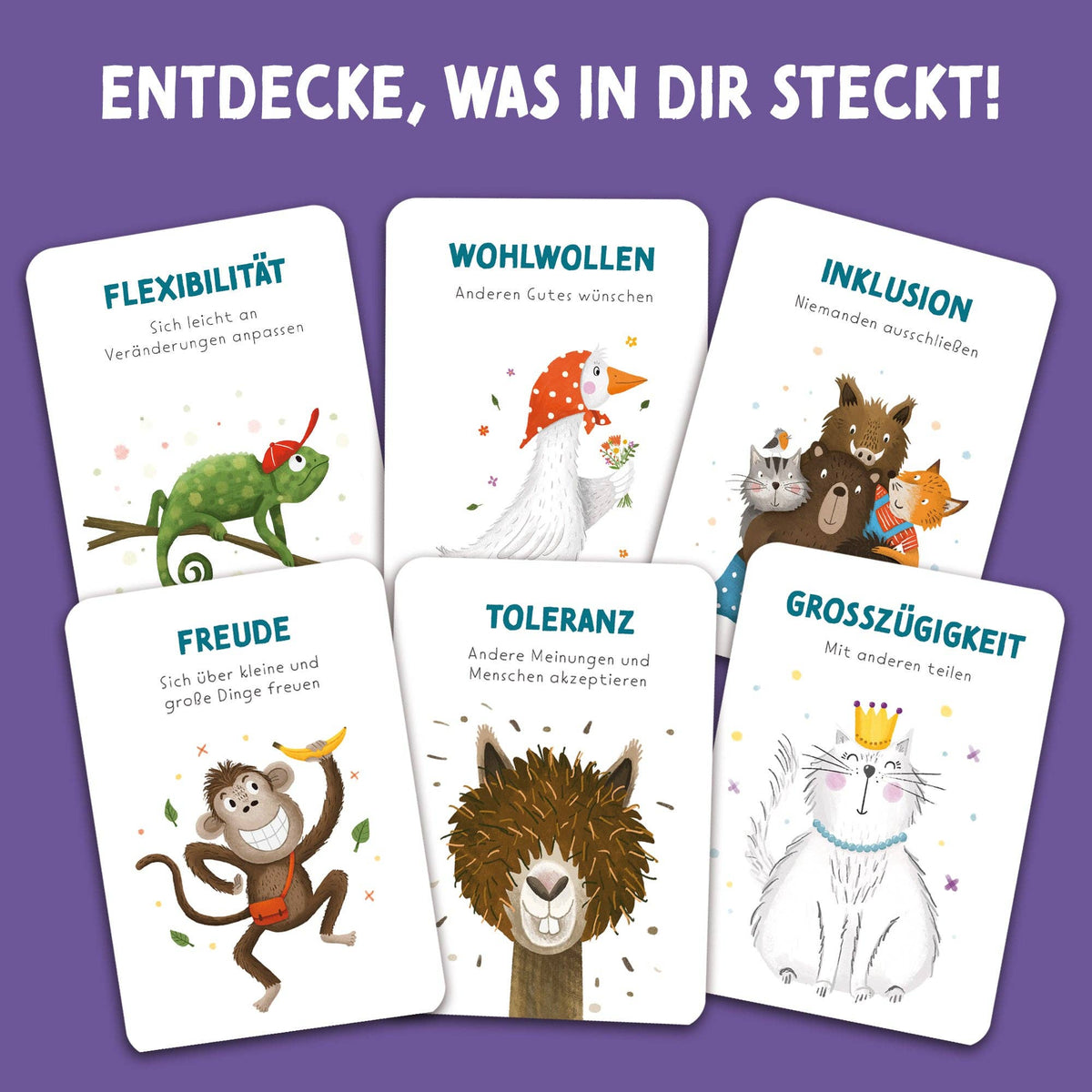 Stärkekarten Starker Charakter für Kinder von Rüsselfuchs