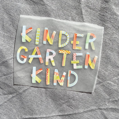 Bügelbild - Kindergartenkind
