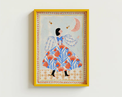 Print - Folk Frau