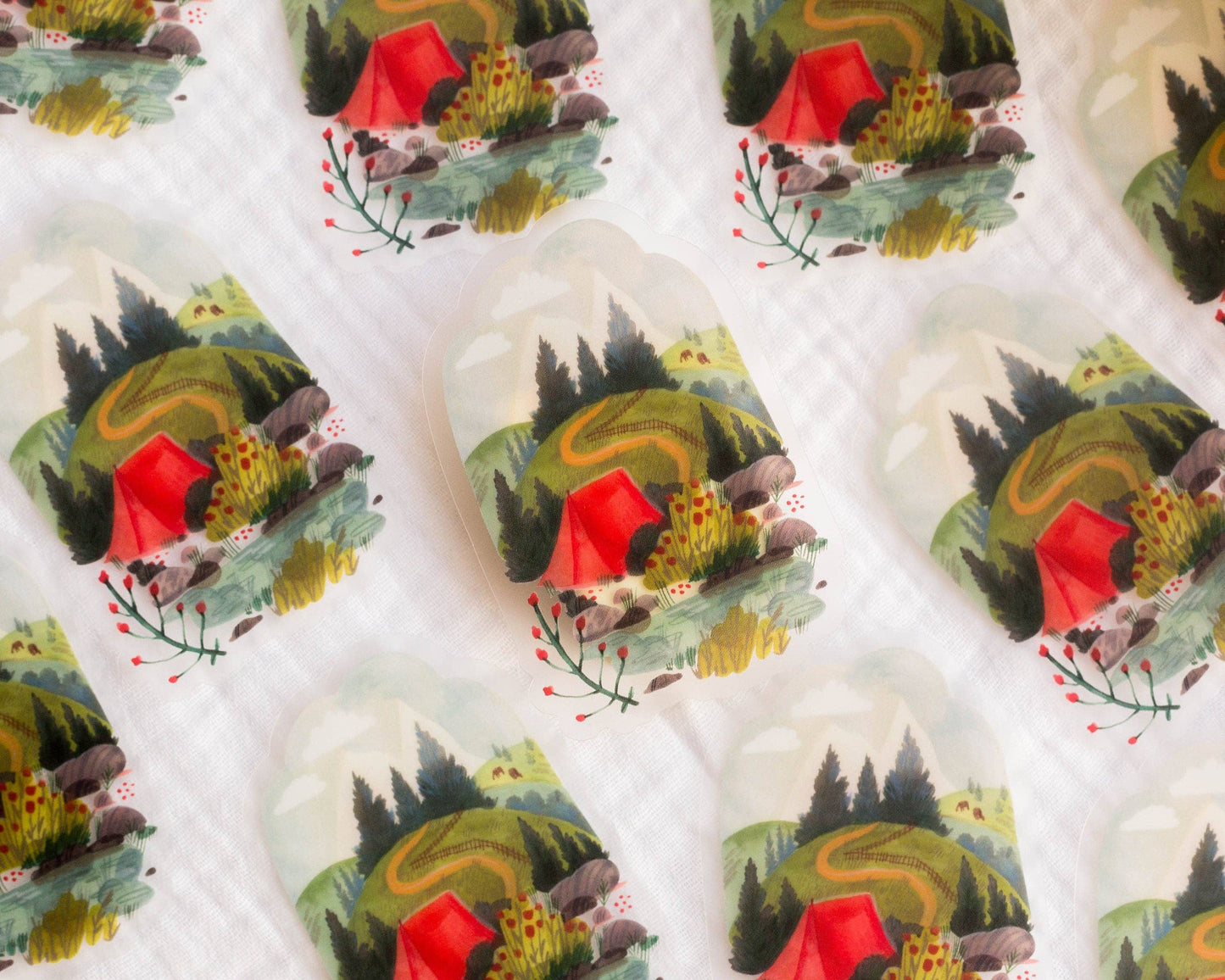 Sticker - Camping
