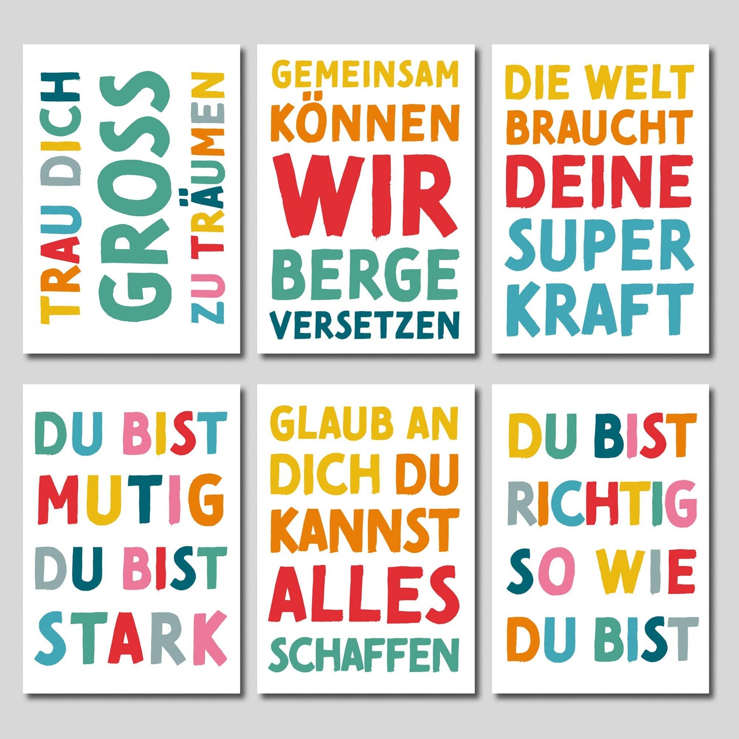 Mutmacher-Postkarten | 30 Karten