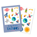 Kindertattoos Weltraum von Frau Ottilie