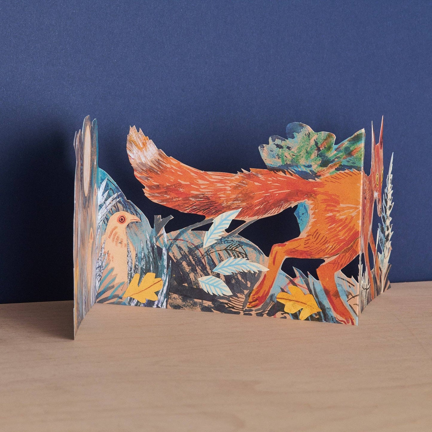 Gefaltete Karte - Fuchs