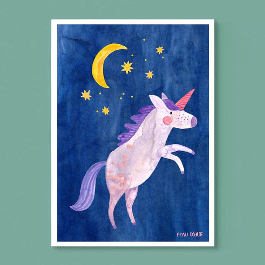 Print - Einhorn A4