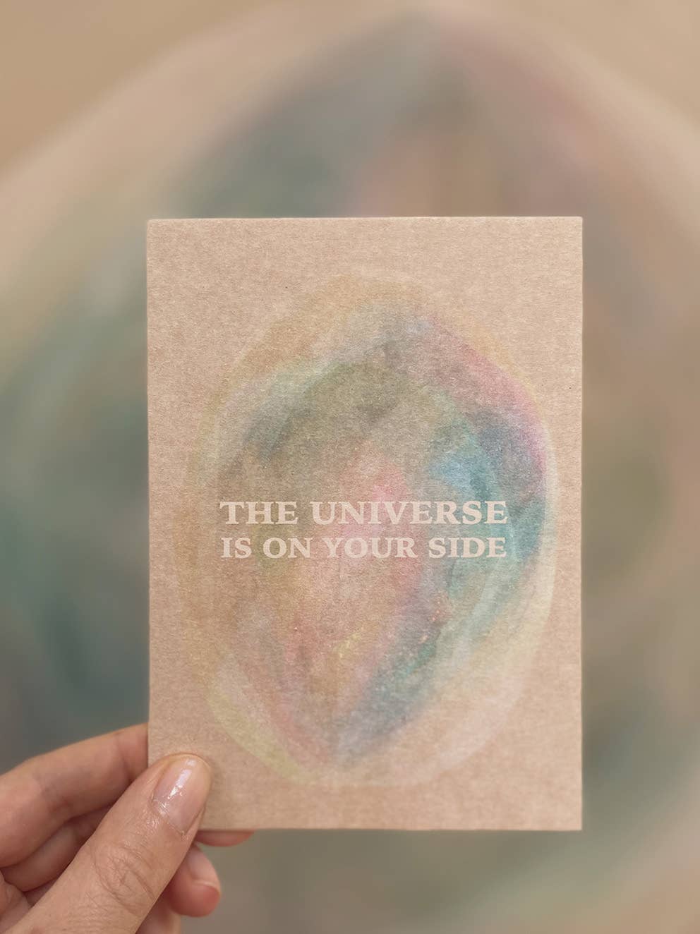 The universe is on your side