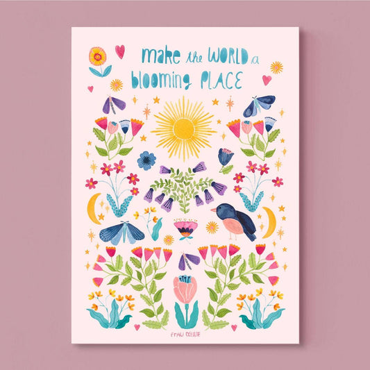 Print - Blooming World A4