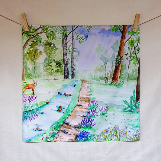Spieltuch - Wald