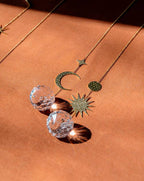 Sonnenfänger Mond aus Messing von Srta.Bolitas