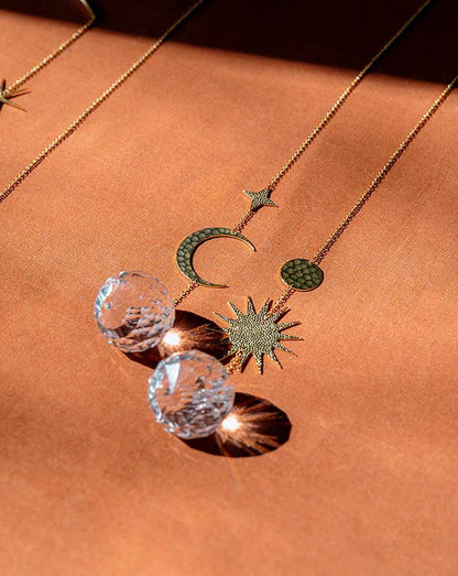 Mond-Sonnenfänger mit Glasperle