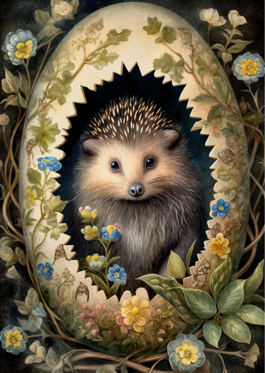 Osterei: Igel