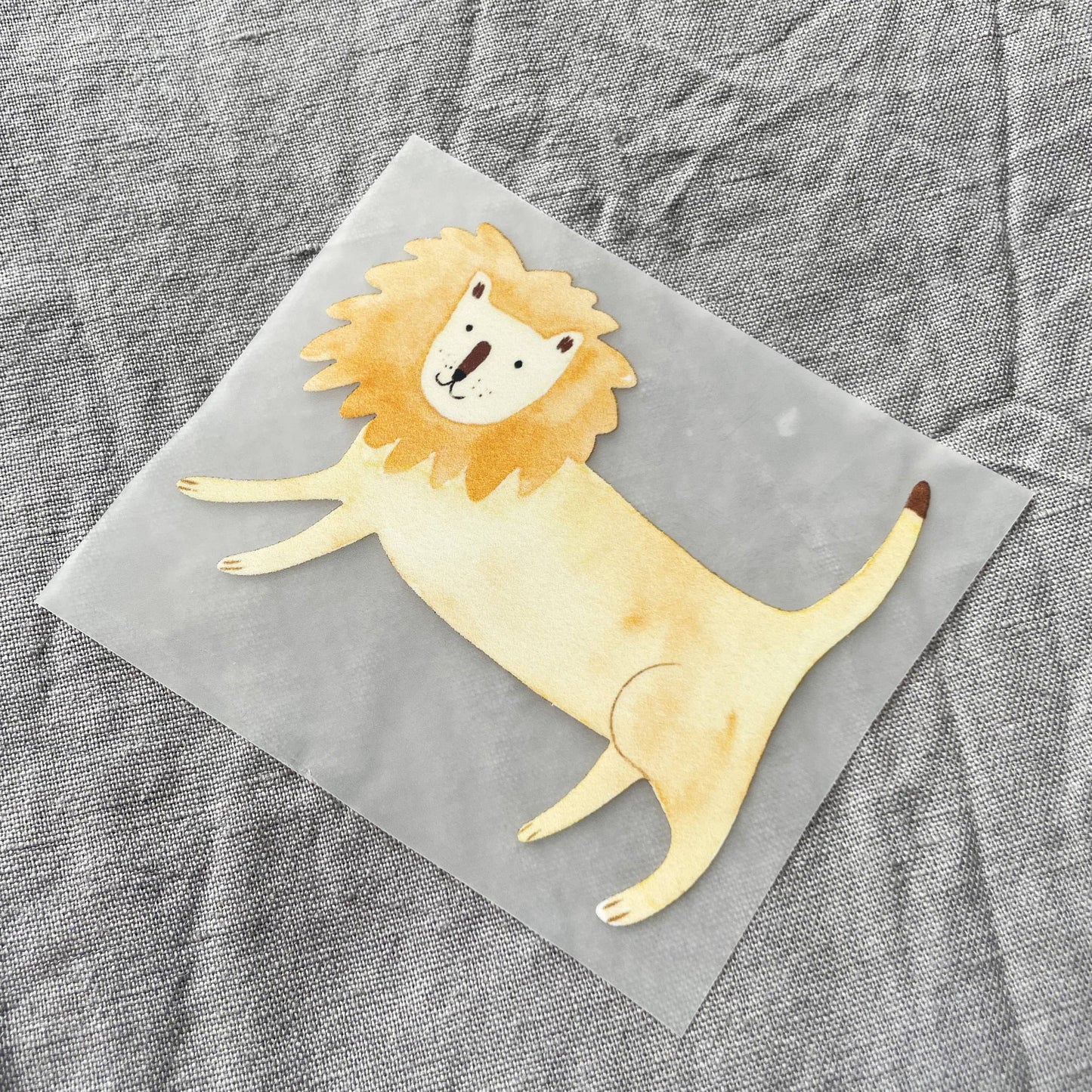 Bügelbild - Löwe